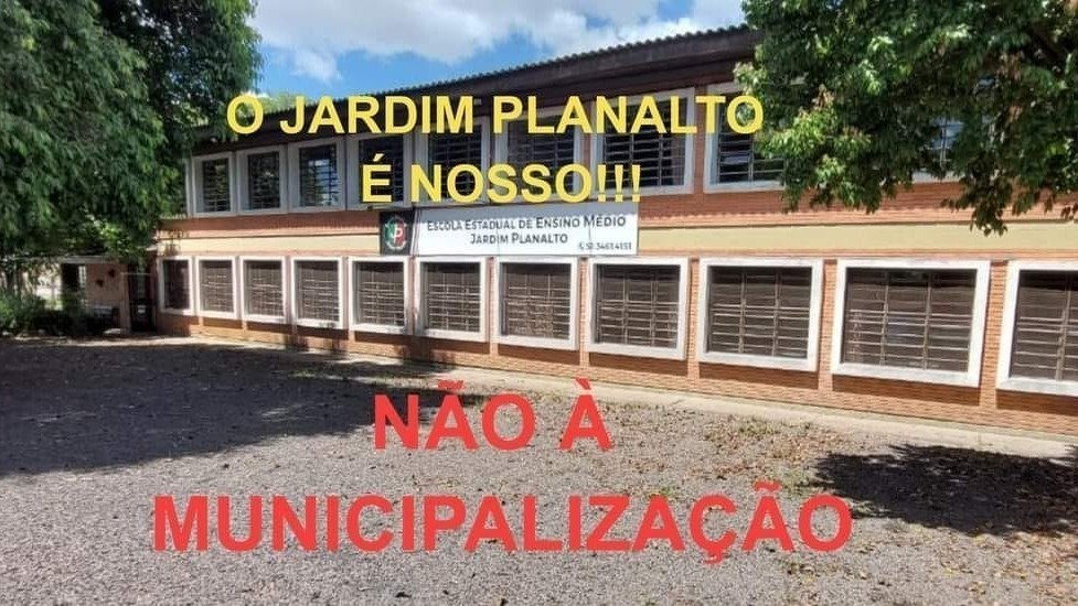 Abaixo-assinado · NÃO ACEITAMOS A MUNICIPALIZAÇÃO DA ESCOLA ESTADUAL DE ...