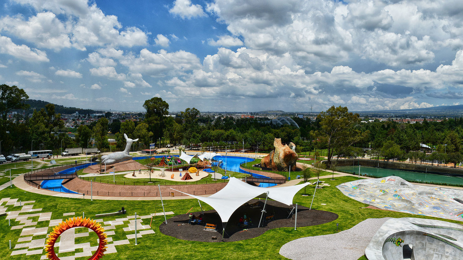 vista del parque Flor del Bosque
