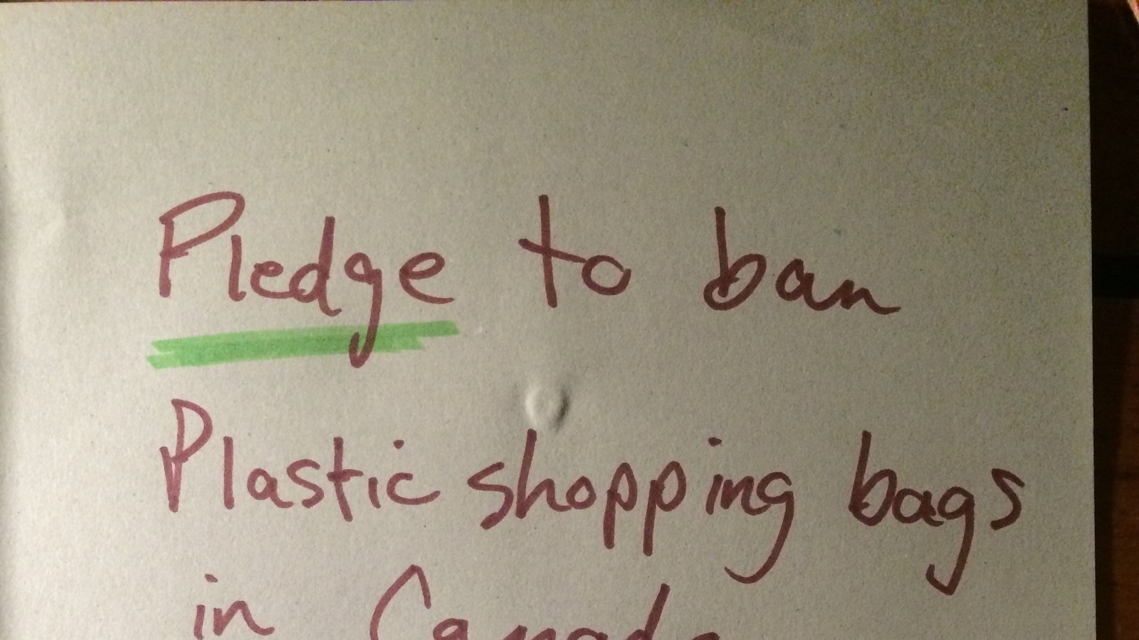 Petition · Ban Plastic Shopping Bags in Canada ·