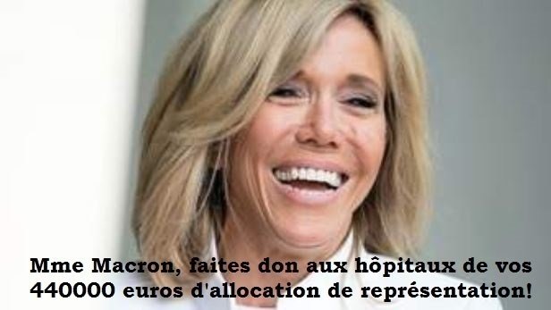 Pétition · Mme Macron, faites don aux hôpitaux de vos 440000 euros d ...