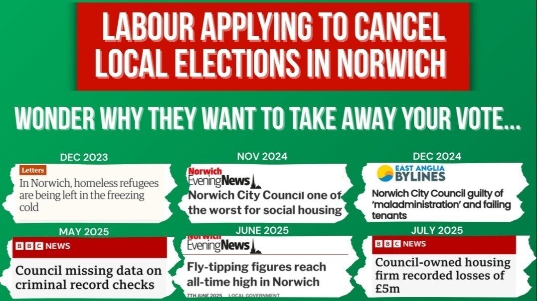 Petition · Stop the cancellation of Norwich & Norfolk local elections ...