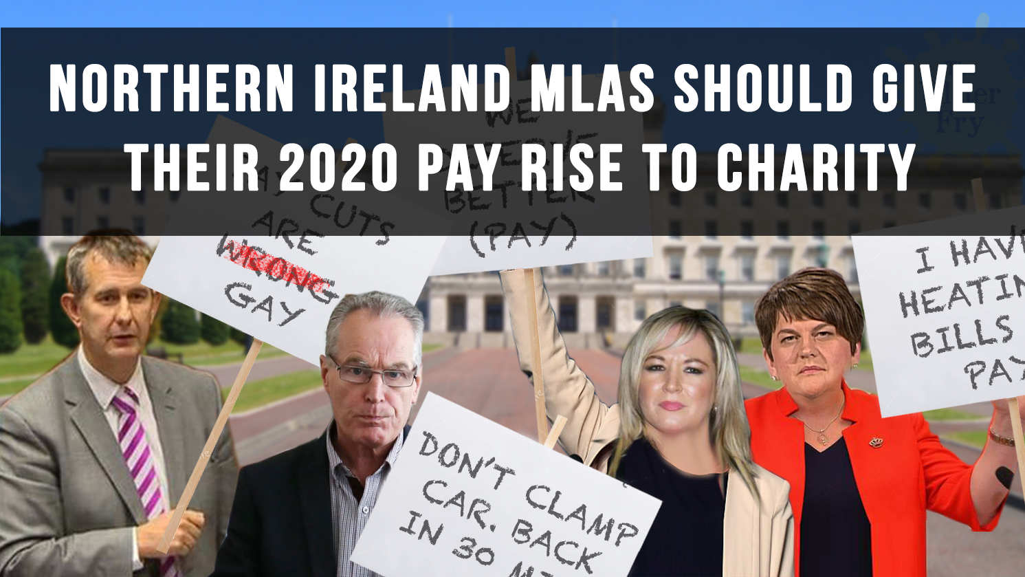 Petition · Northern Ireland MLAs should give their 2020 pay rise to