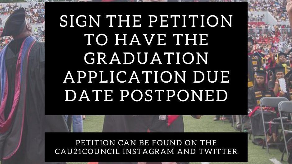 Petition · Petition to have Clark Atlanta University postpone the