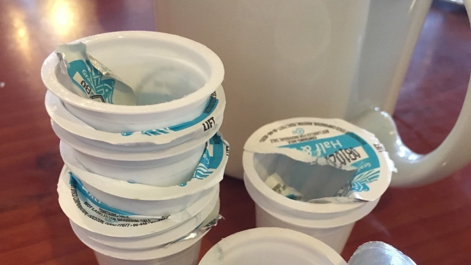 Petition · Bigger individual servings of half and half! ·