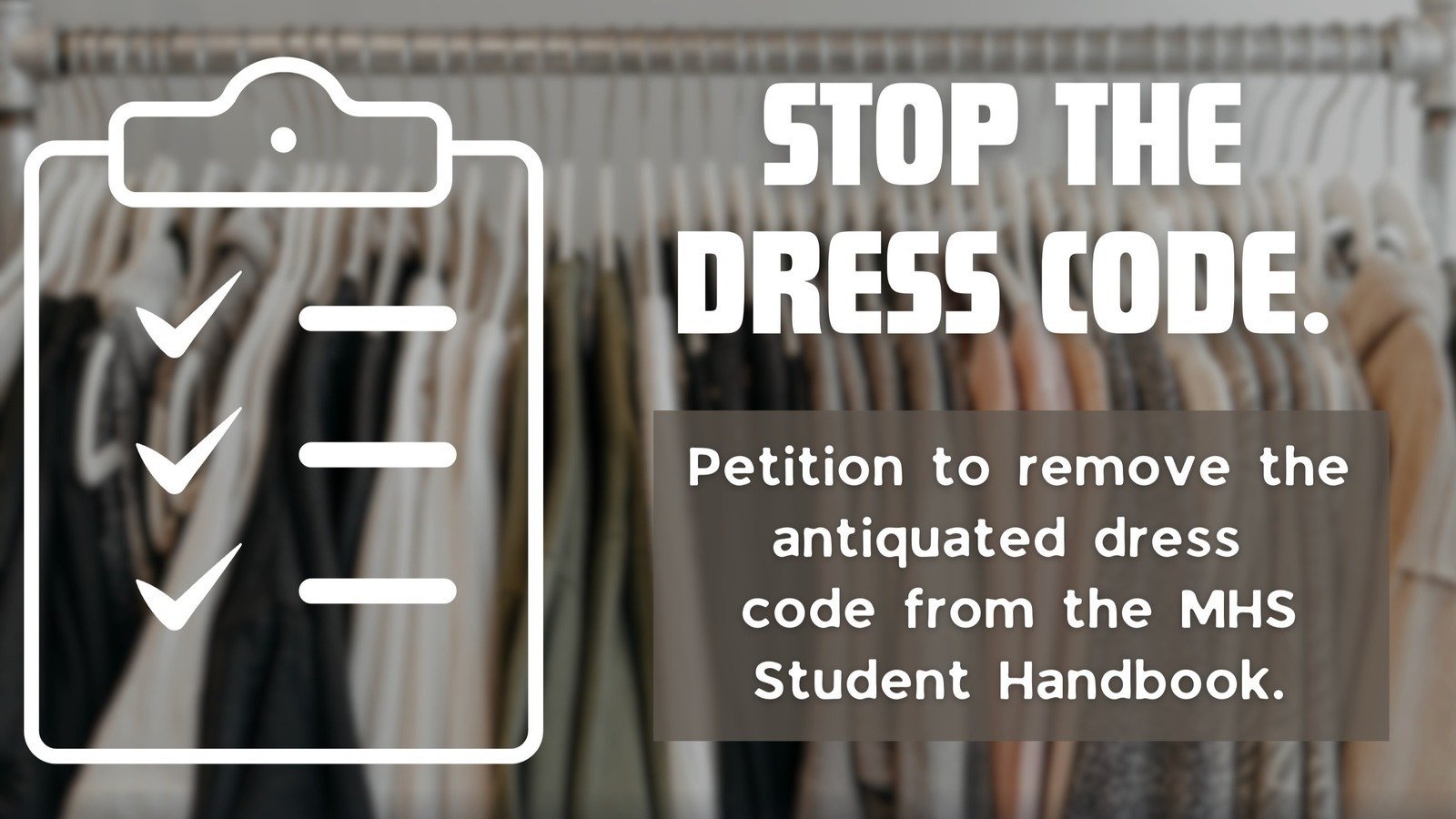 Petition · STOP Remove harmful dress code from MHS student handbook