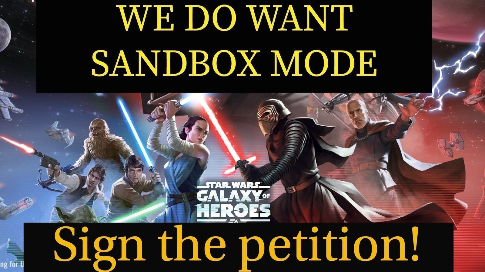 Petition · We Want Sandbox Mode! · Change.org