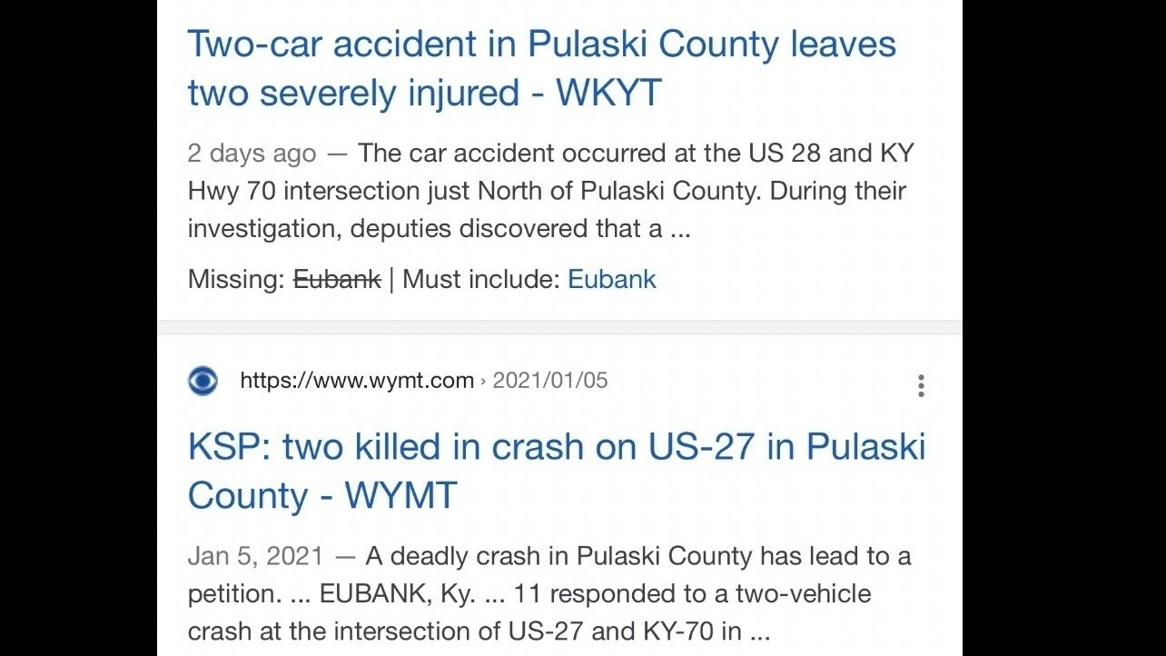 Petition · Install a traffic light at 27/70 intersection in Eubank, KY