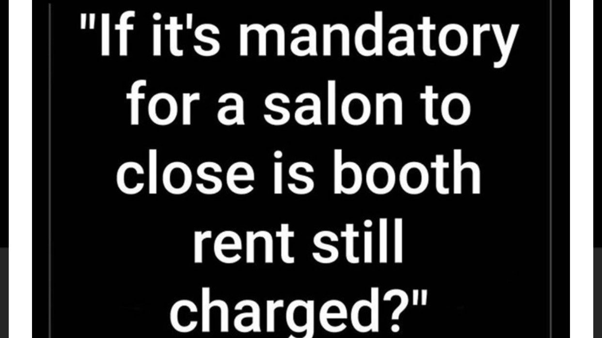 Petition · Threemonth rent for salons and in