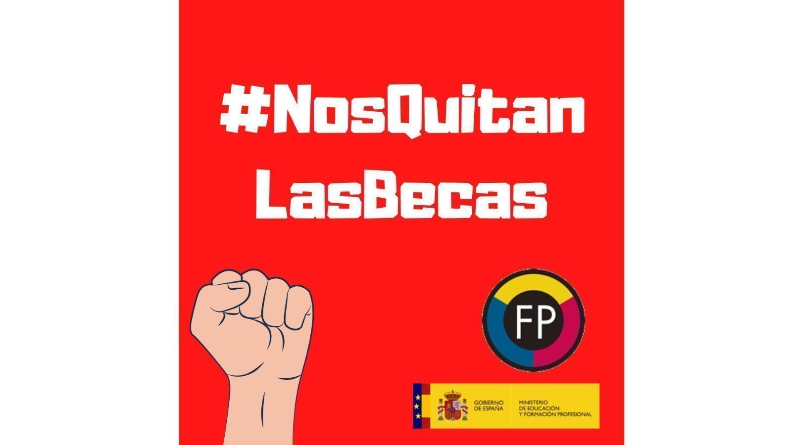 Petición · NOS QUITAN LAS BECAS SOS DIFUSIÓN · Petición · NOS QUITAN LAS BECAS SOS DIFUSIÓN ·