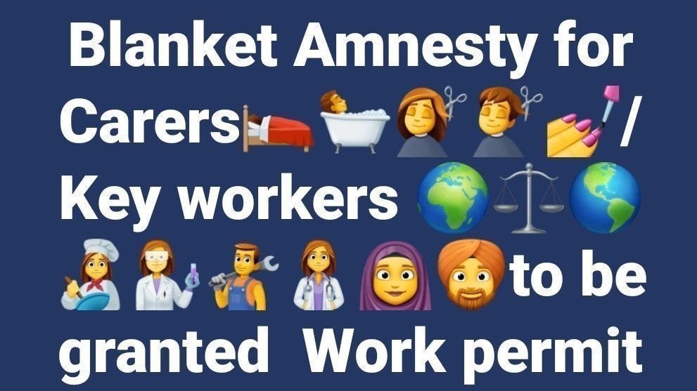 Petition · Blanket Amnesty for Carers/Key workers ·