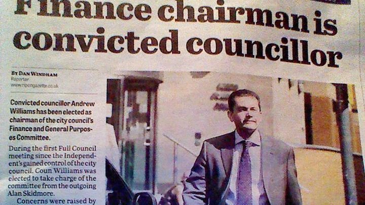 Petition · Remove Councillor Williams from the position of Finance and ...