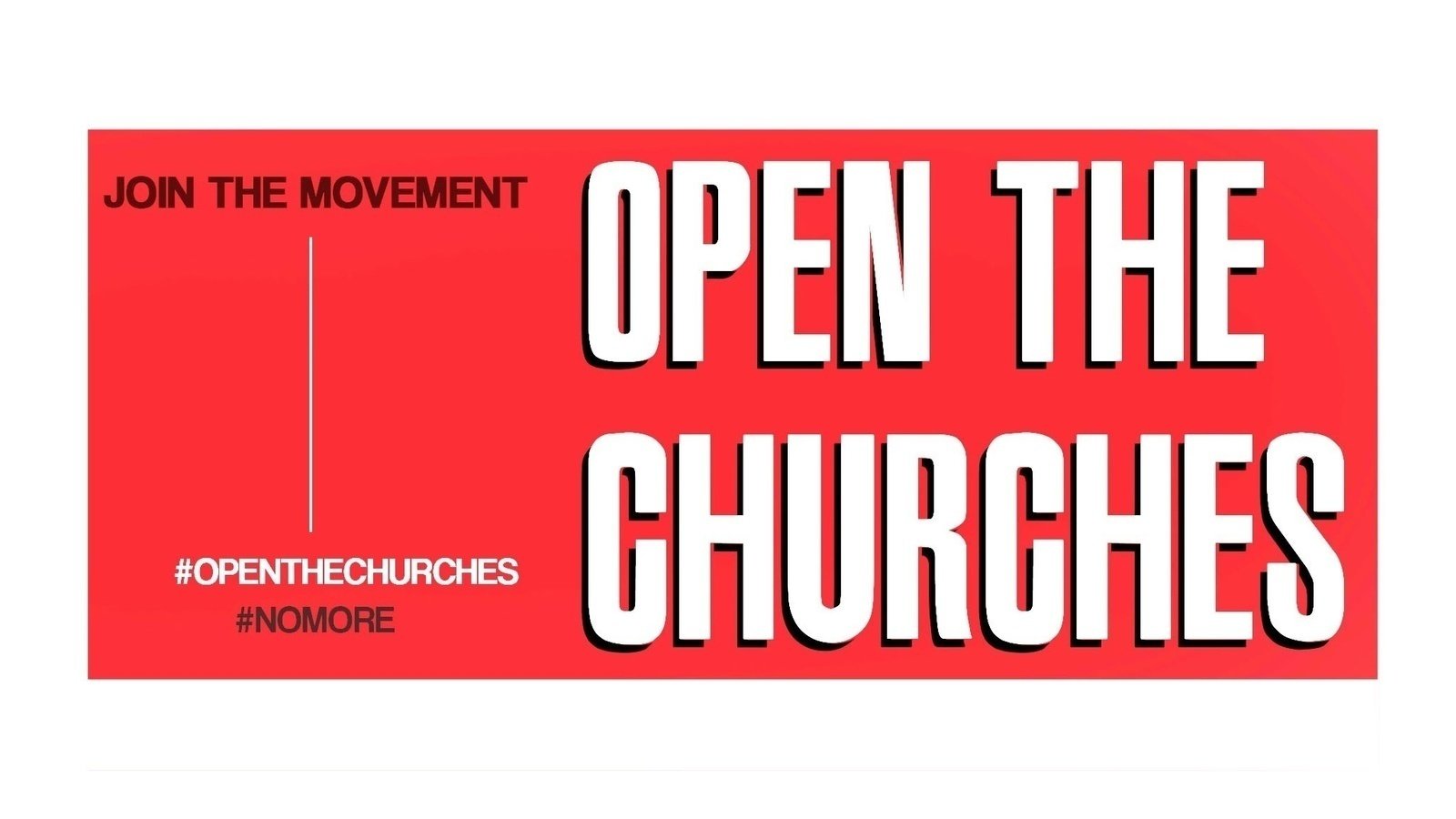 Petition · Open The Churches United States ·