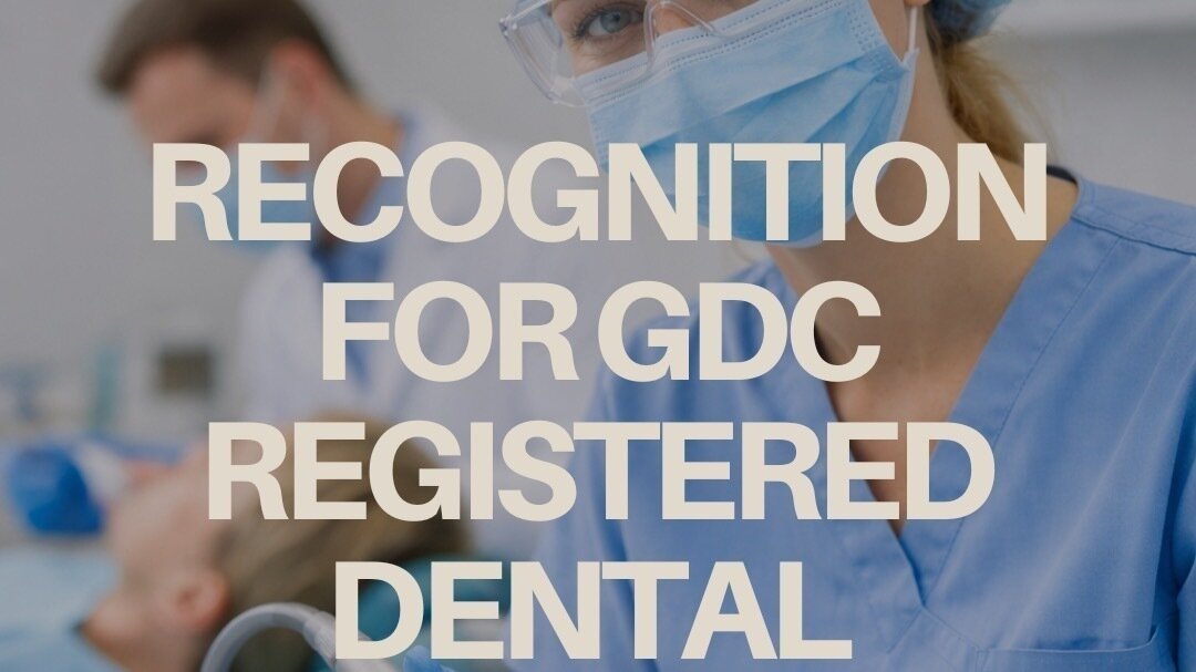 Gdc Register Petition · Formal recognition of GDC-registered dental nurses as ...