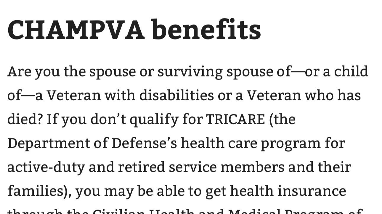 Petition · Implement No Copay and Universal Acceptance for ChampVA