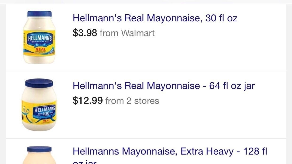 Petition · Lower prices for Hellman's/Best Foods mayonnaise ·