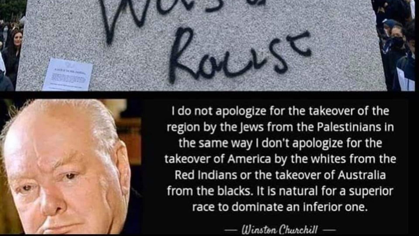 Petition · Remove the statue of Churchill United Kingdom ·