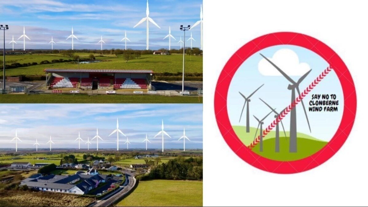 Beautiful view of Community Wind Farm Development