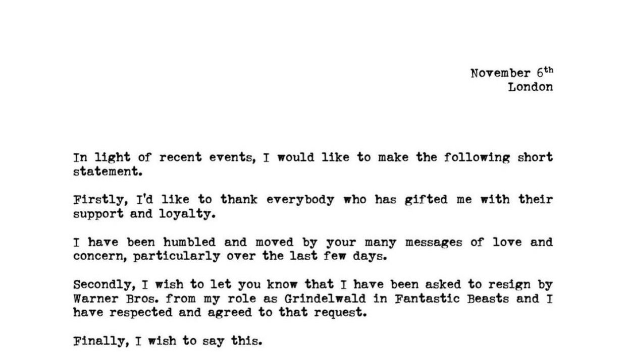 Petition · Johnny is our Grindelwald ·