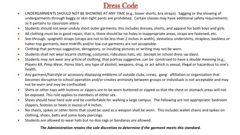 Petition · Cancel dress codes - United States · Change.org