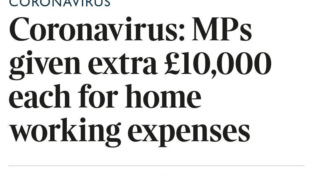 Petition · Stop MP's £10k working from home allowance ·