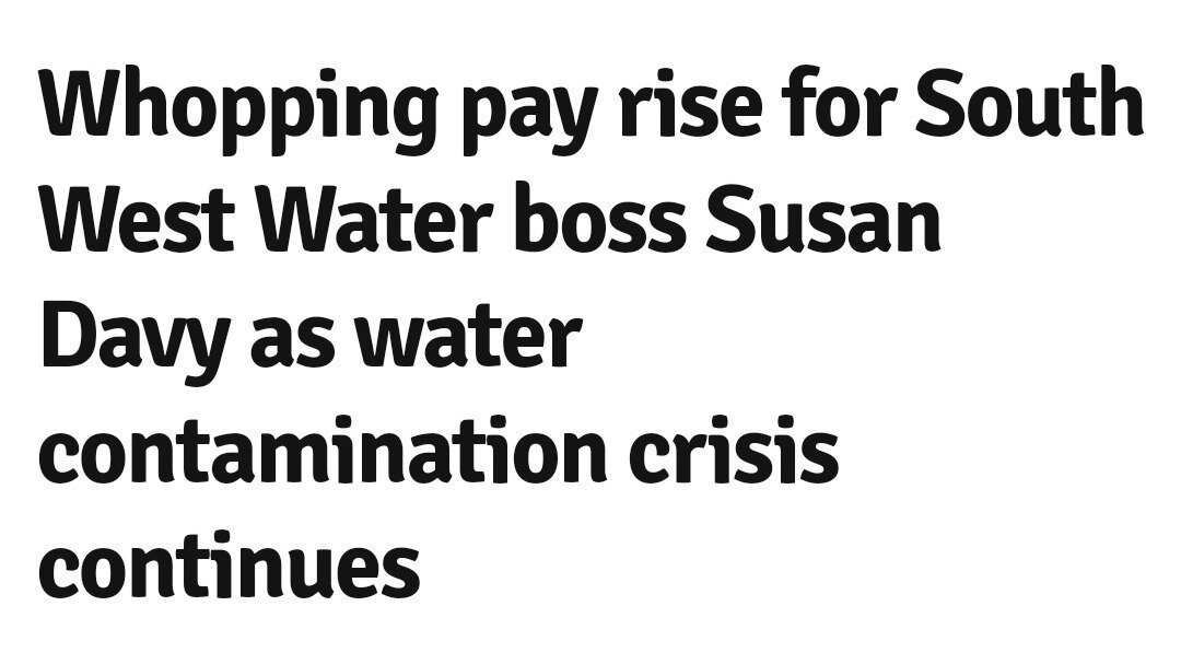 Poor Pay Rise Petition · Stop the Unjustified Pay Rise for South West Water's CEO ...