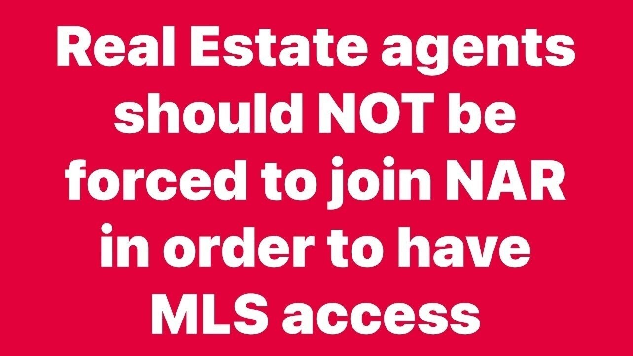 Petition · No real estate agent should be forced to join the NAR in