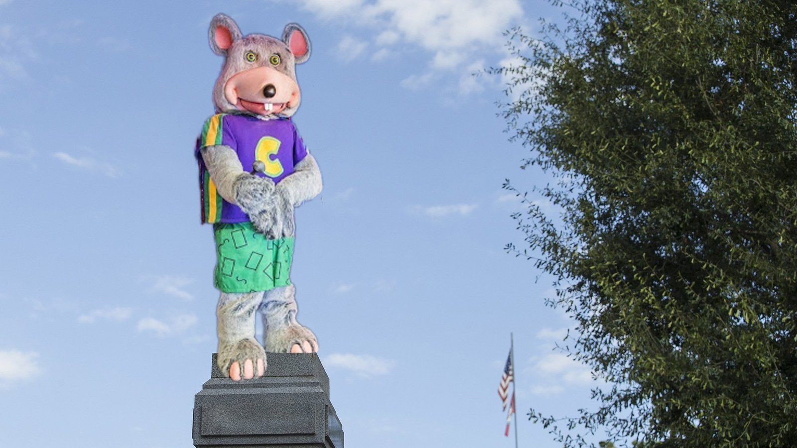 Petition · Replace Confederate Stautes With Chuck E. Cheese Animatronics · Change.org