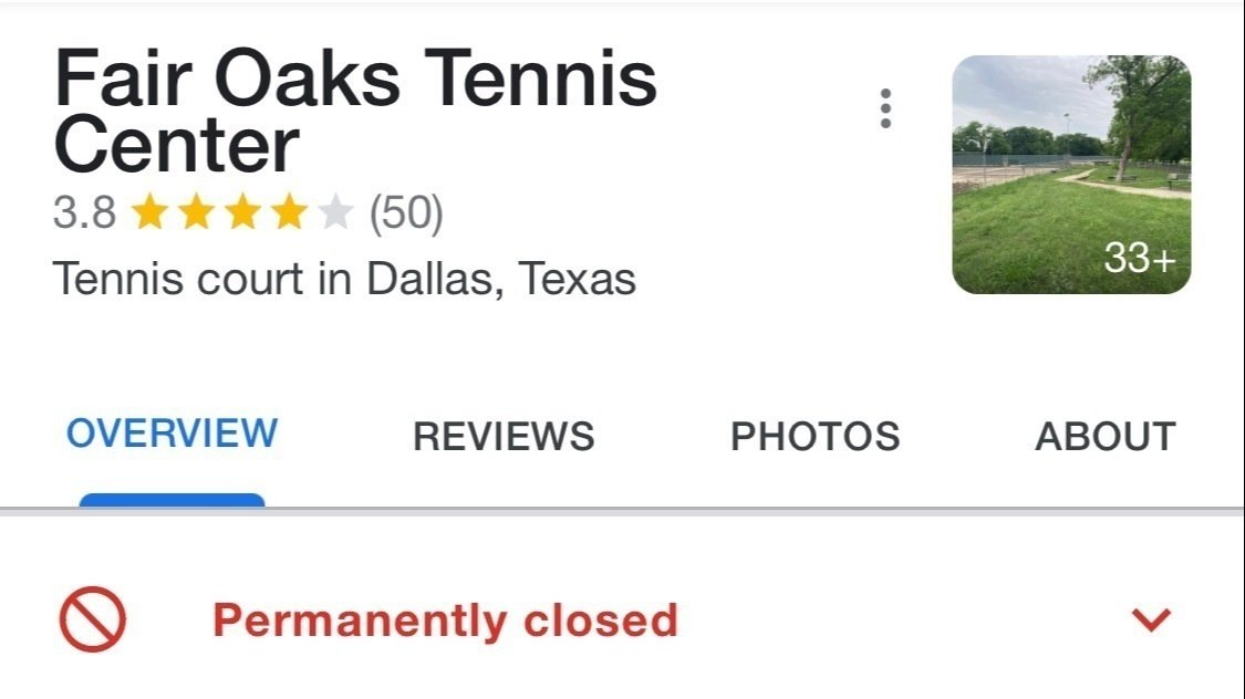 Petition · Bring Fair Oaks Tennis Center Back United States ·