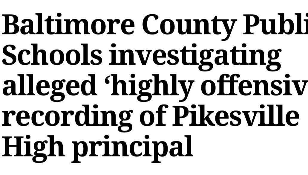Petition · Demand the Removal of Principal Eric Eiswert from Pikesville