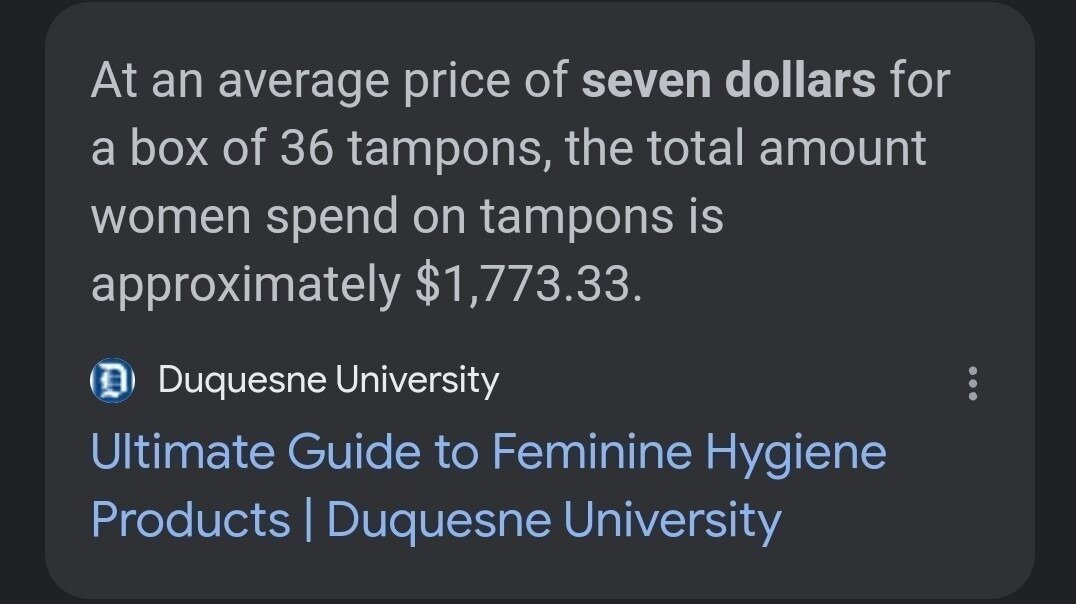 Petition · Equal Access to Feminine Products for All United States