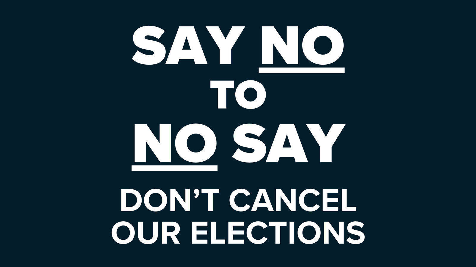 Petition · Say no to no say - don't cancel Leicestershire elections ...