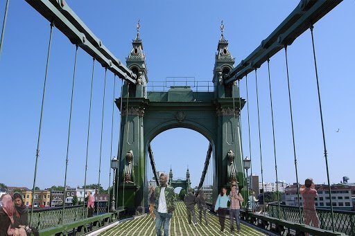 New Temporary Bridge For Cyclists And Pedestrians Across Thames Lbhf