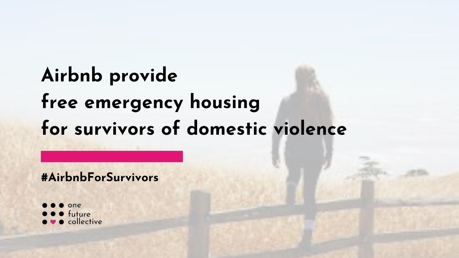 Petition · Airbnb provide free emergency housing for survivors of