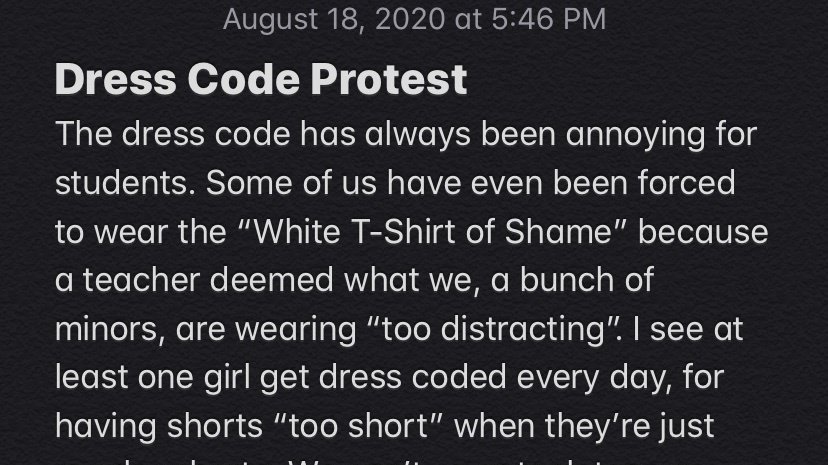 Petition · Yutan Dress Code Petition - United States · Change.org