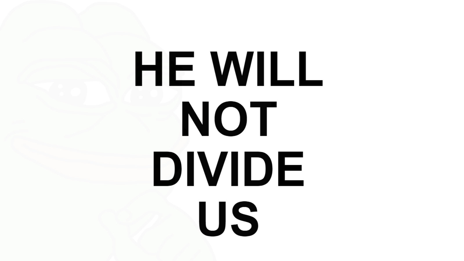 Will not he go. Will not.