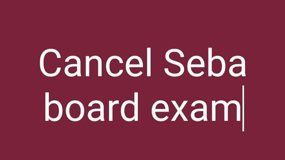 Petition · A petition to cancel Seba board exam. ·