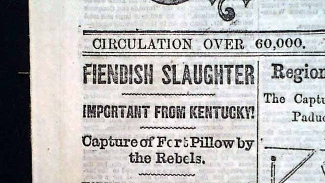 Petition Tell The Truth About The Fort Pillow Massacre Change Org