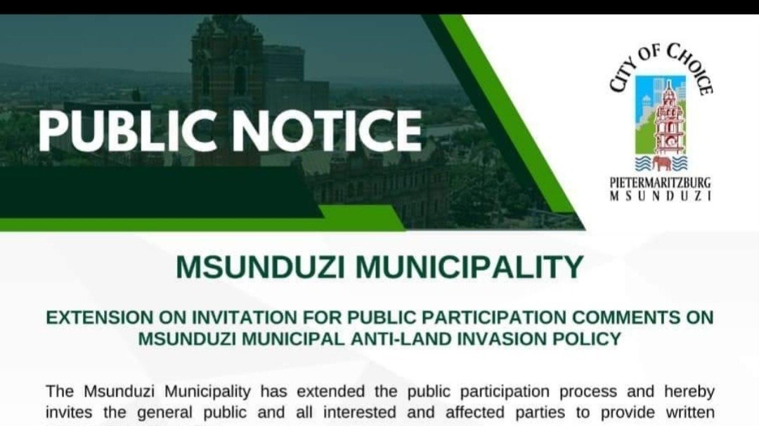 Petition · Land invasion (msunduzi municipality) South Africa
