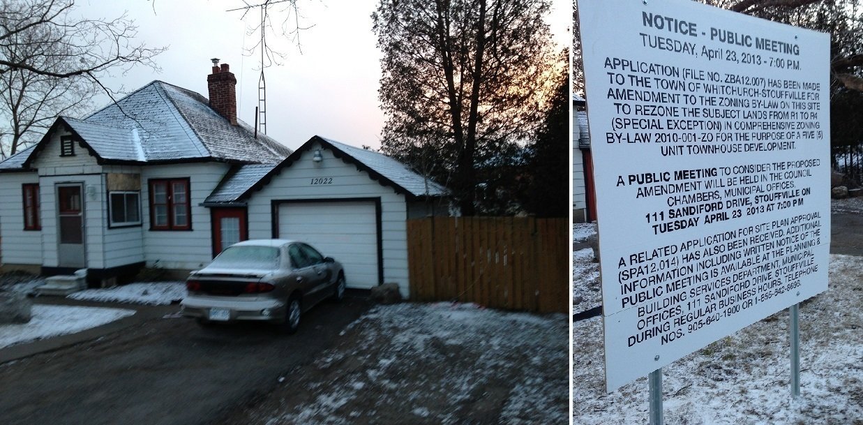 Petition · The Council of the Corporation of the Town of WhitchurchStouffville Deny Zoning