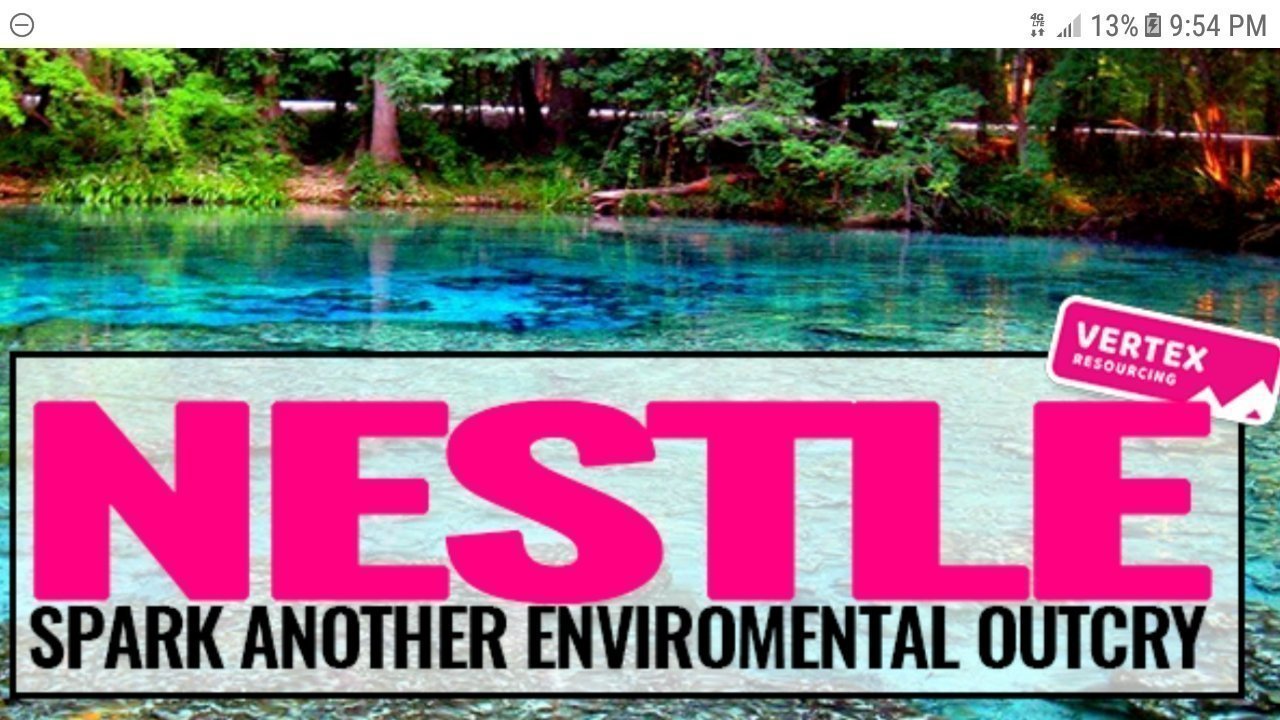 Petition · Stop Nestle from pumping 1.125 million gallons water daily. Ginnie springs ·