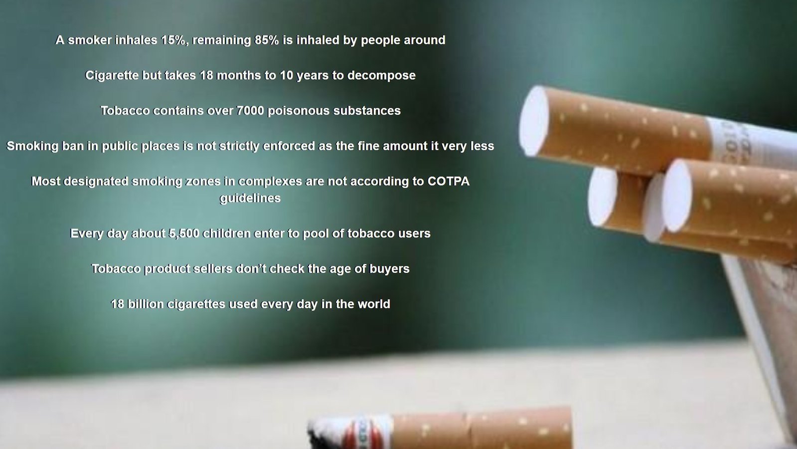 Petition · Ban smoking in apartment complexes Bengaluru, India