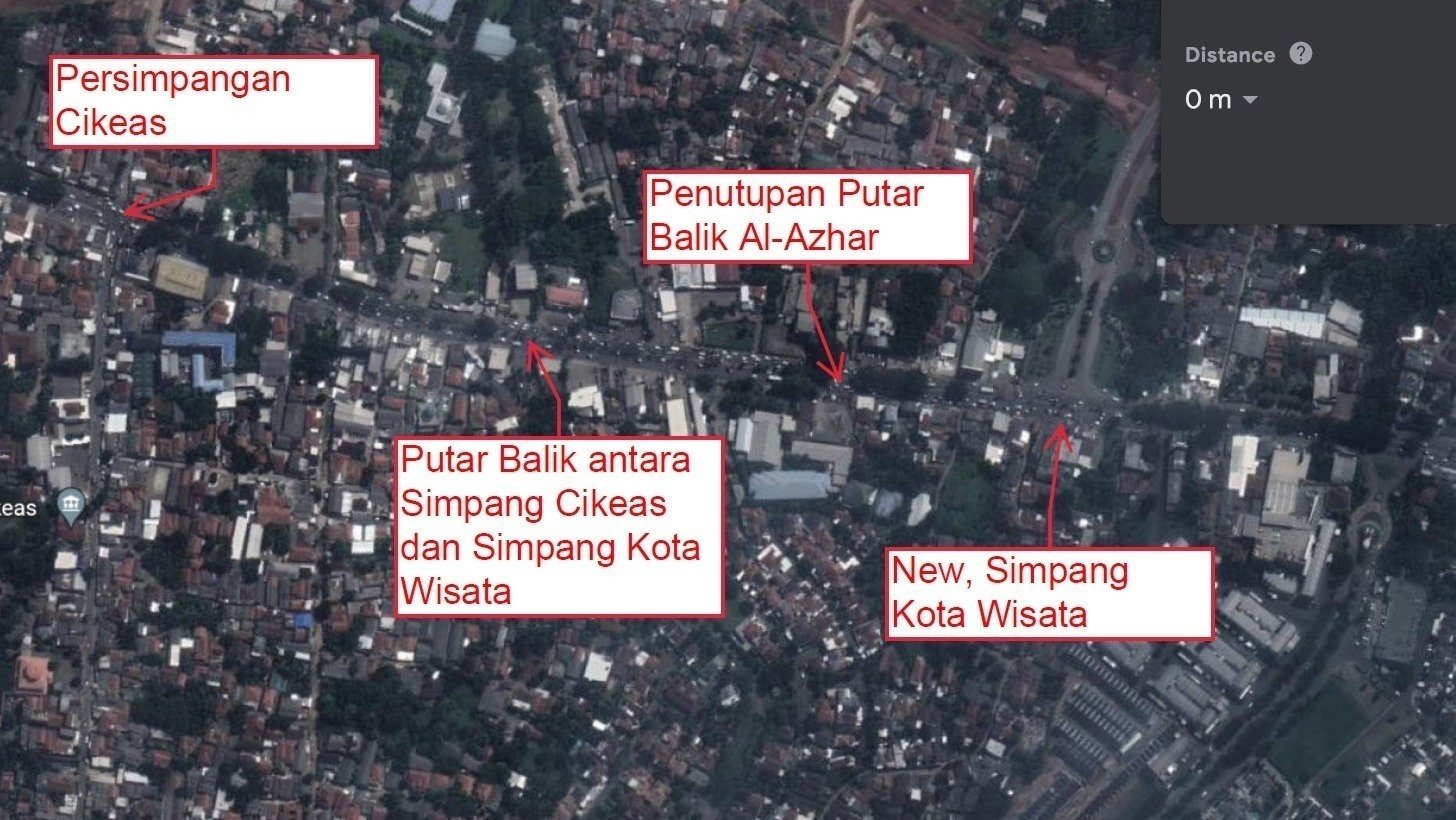 Petisi · Pengaturan Lalu Lintas Jalan Transyogi Seksi Sungai Cikeas