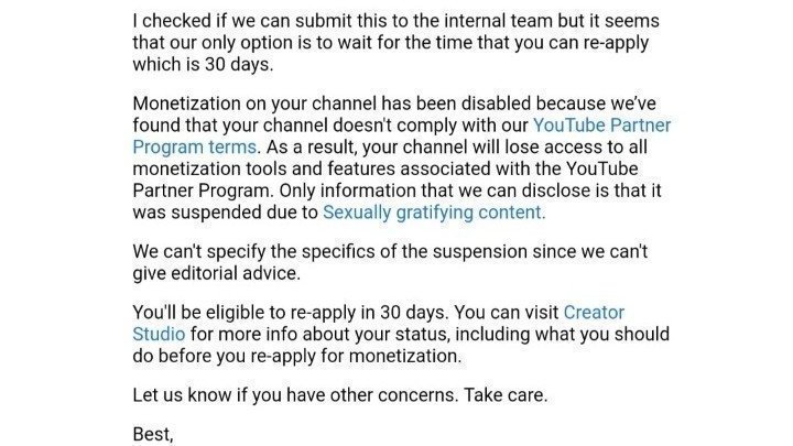 Petition · Help me get back into the YouTube partner program - United ...