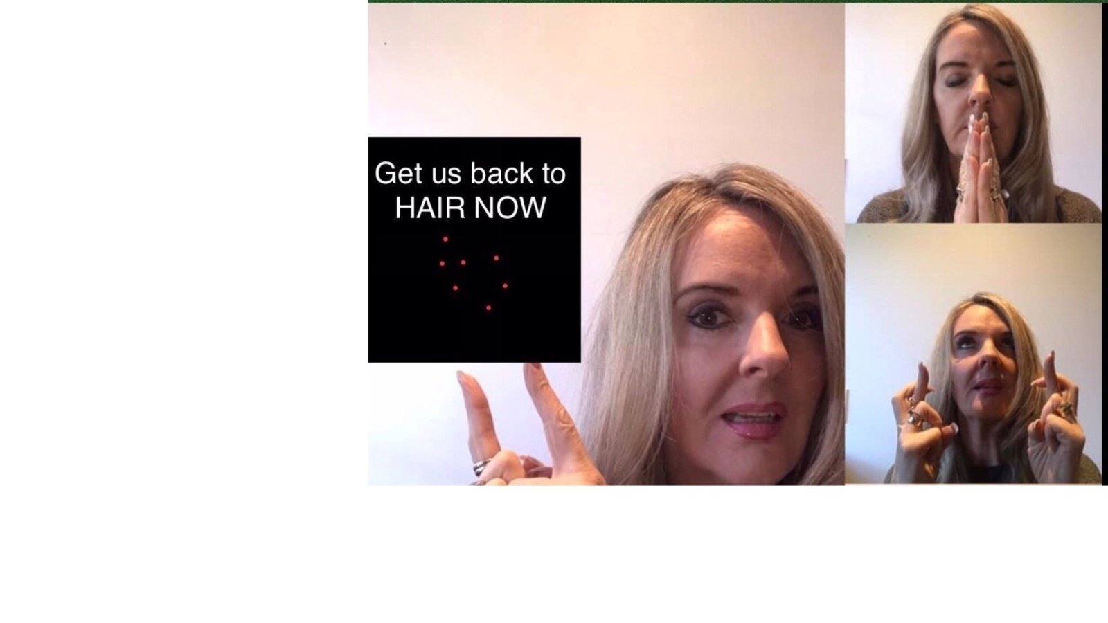 Petition · Let salons open so we can do HAIR NOW 1 Hairdresser + 1