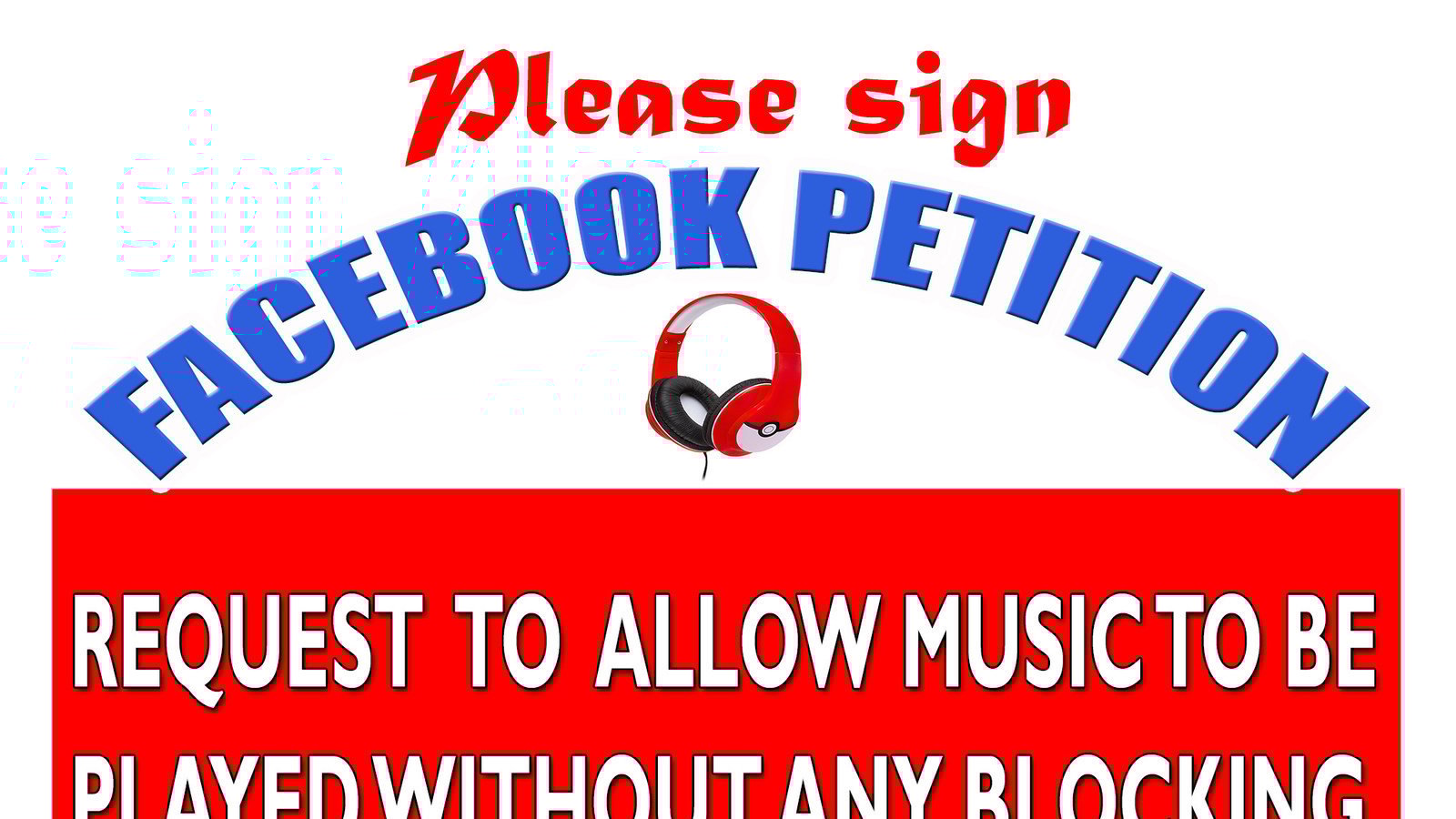 Petition · The purpose is to petition Facebook to allow DJs play
