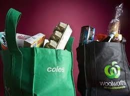 coles green bags