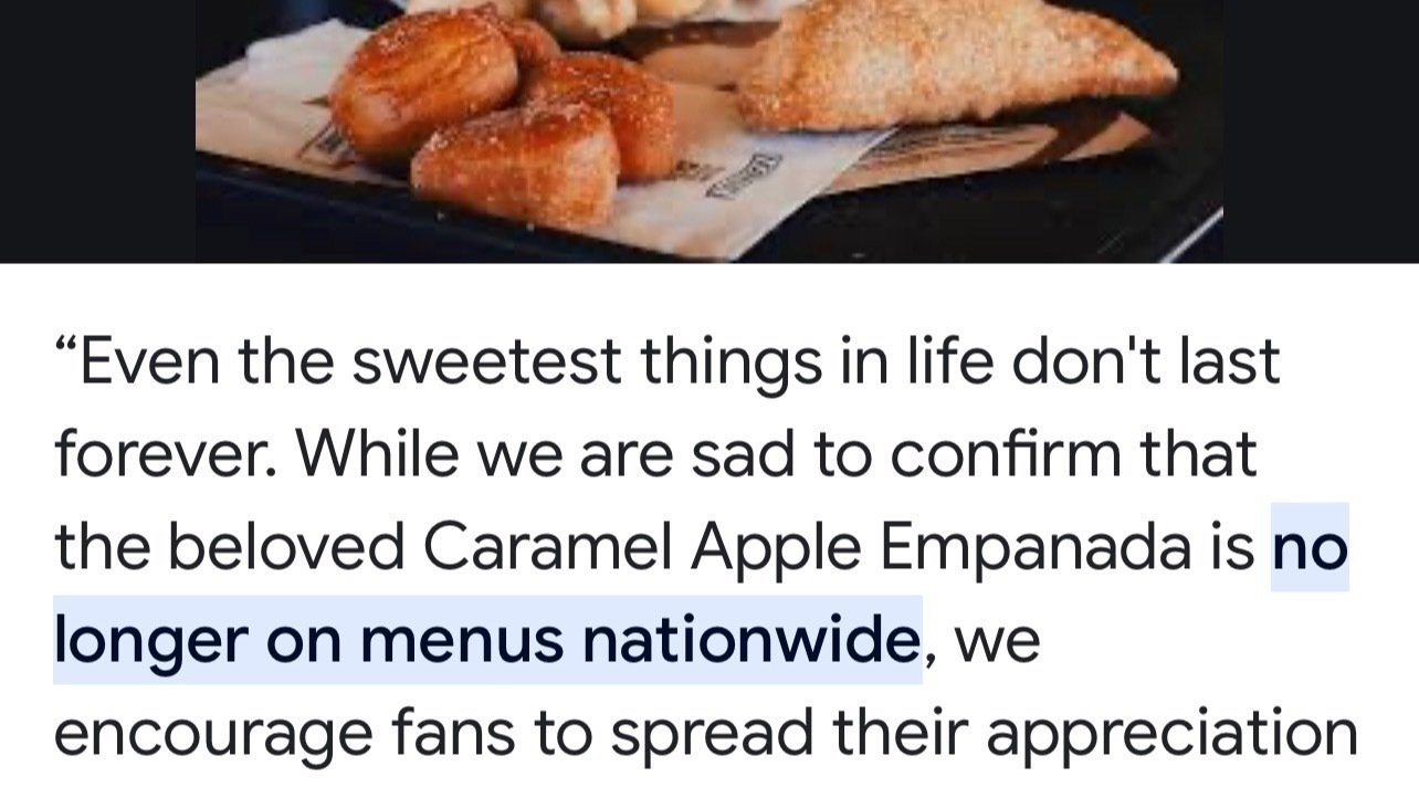 Petition · Bring back the Caramel Apple Empanadas at Taco Bell ·