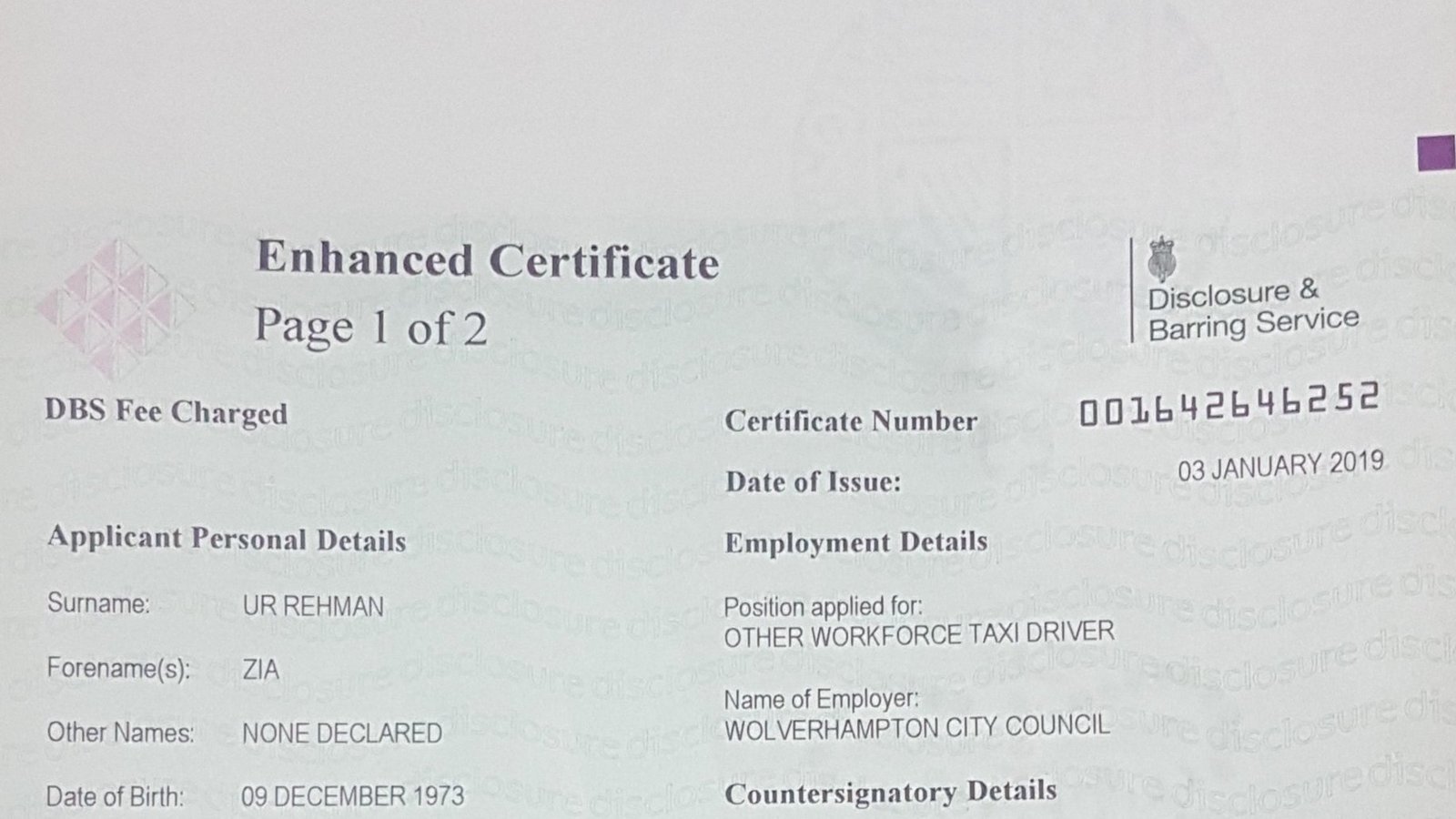 Petition · Change DBS CRB checks to 1 universal system for all UK ...