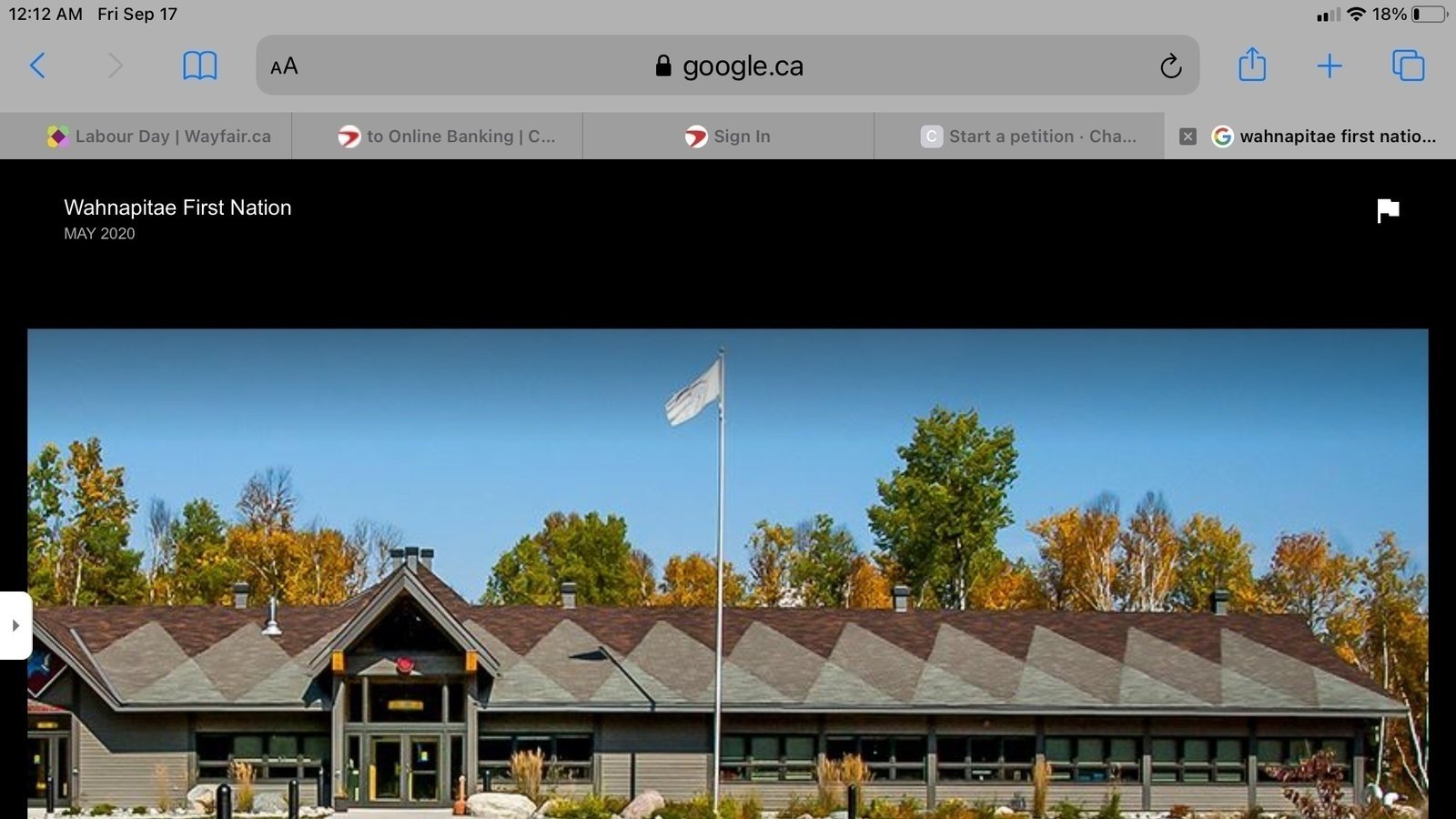 Petition · WFN Land Claim Settlement Canada ·