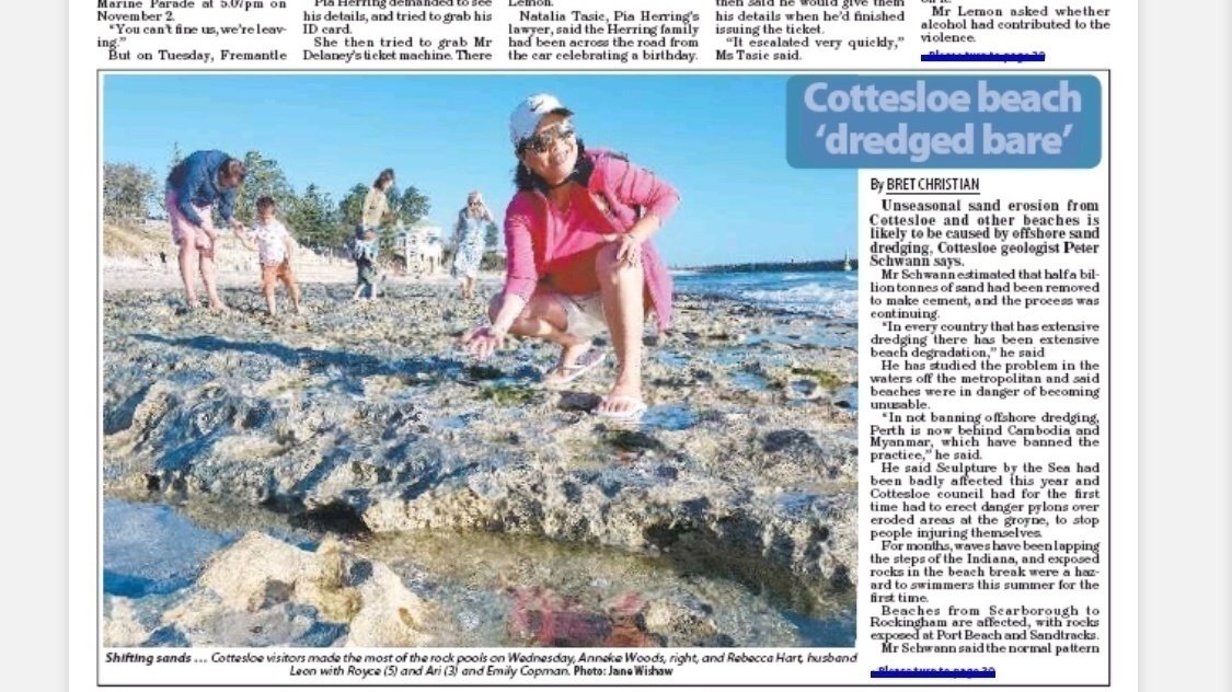 Petition · Save Our beaches! STOP Sand Dredging On Perth’s Coastline Australia ·